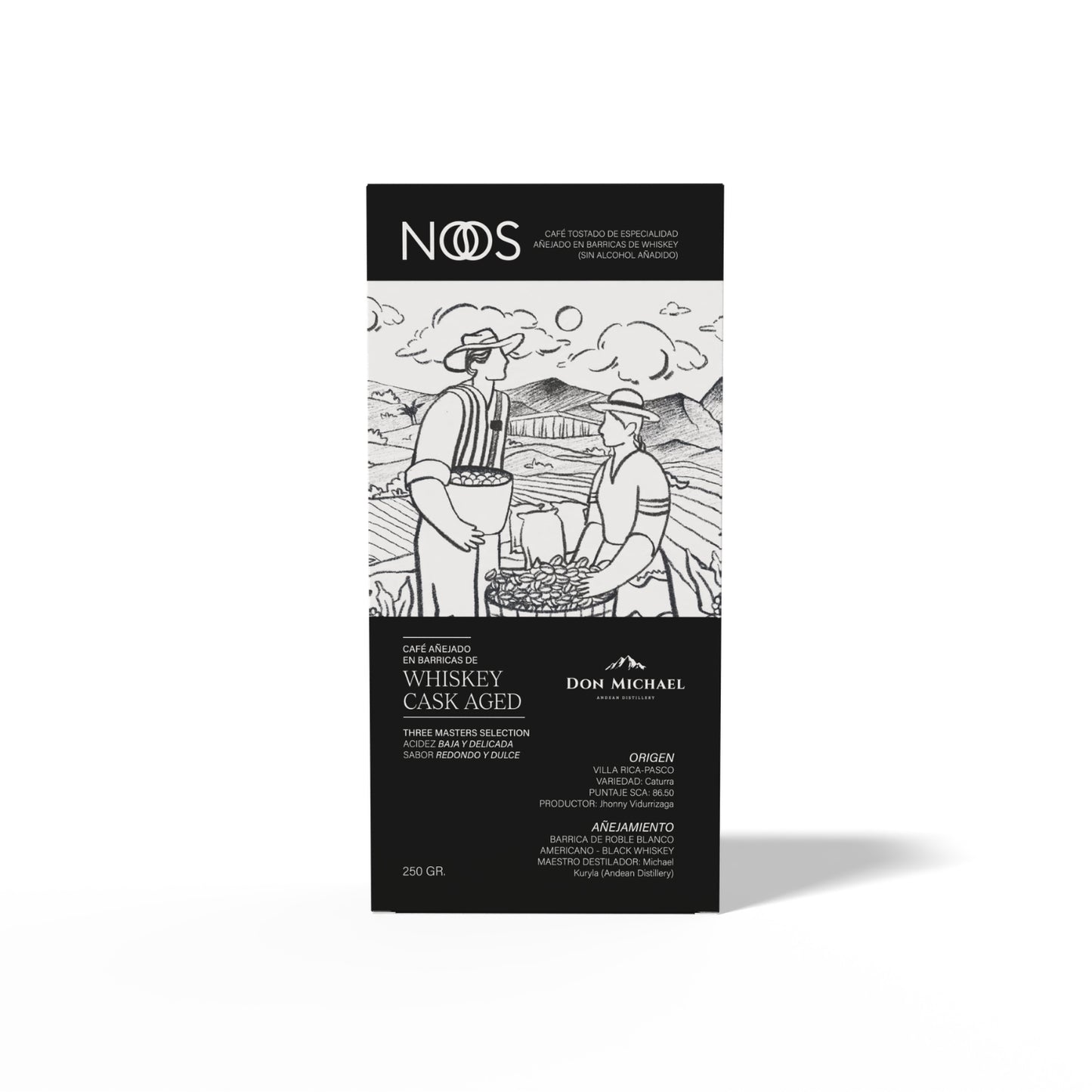 PRE -VENTA: Café Three Masters · Whiskey Cask Aged
