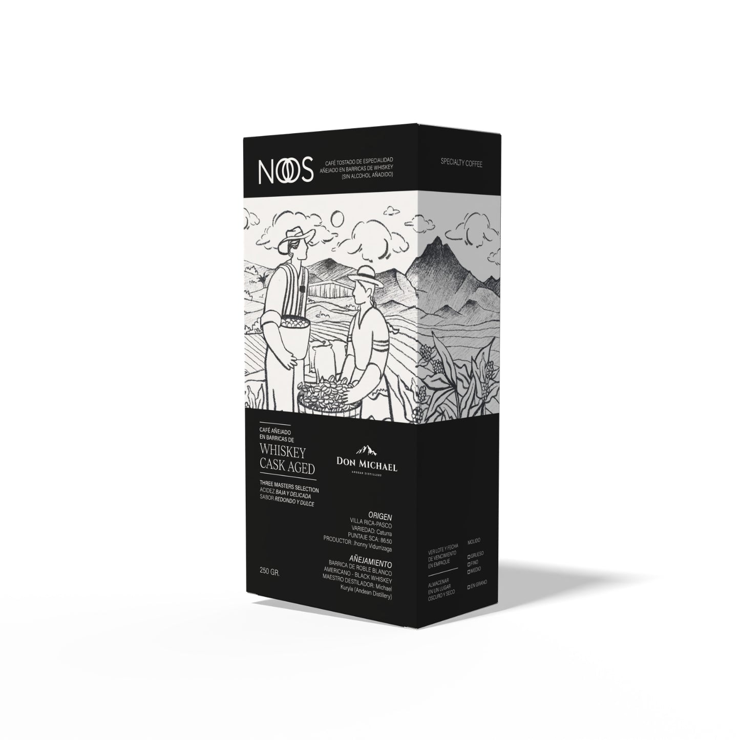 PRE -VENTA: Café Three Masters · Whiskey Cask Aged