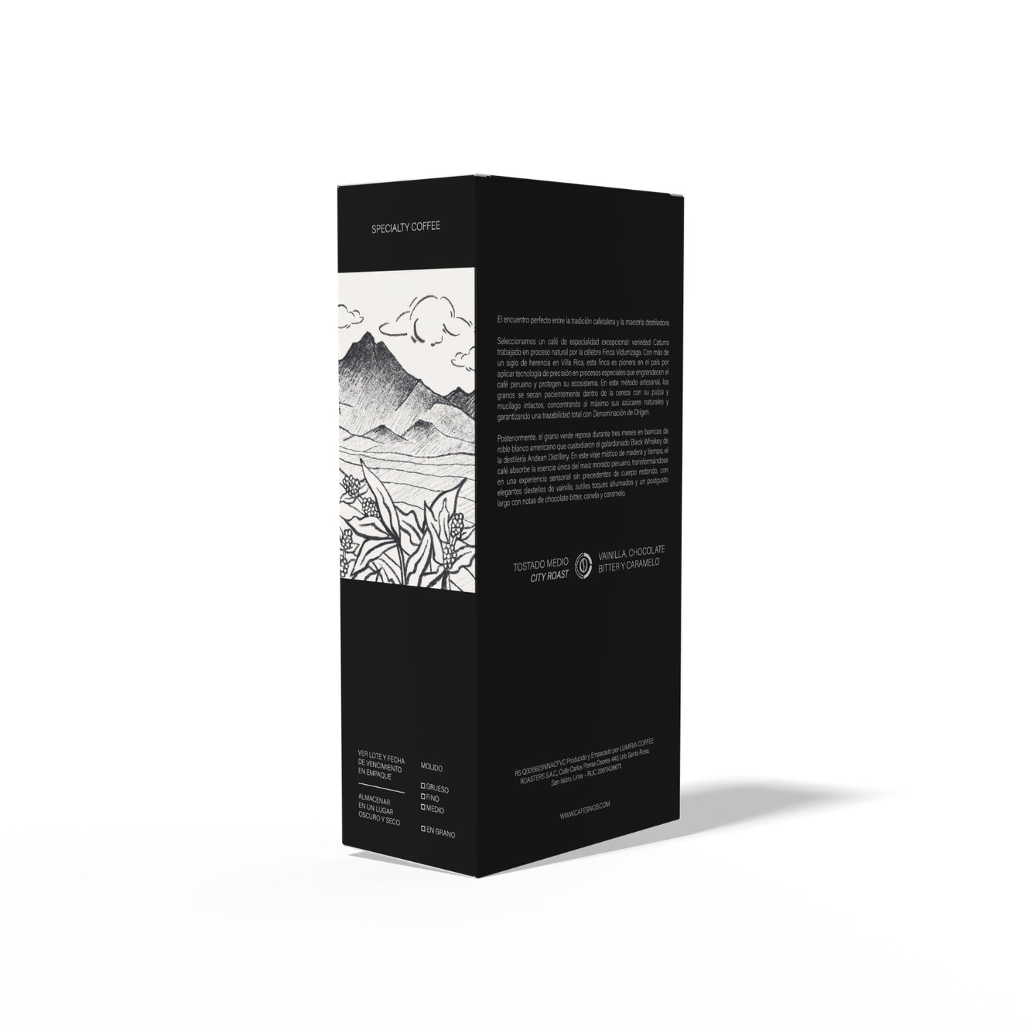 PRE -VENTA: Café Three Masters · Whiskey Cask Aged