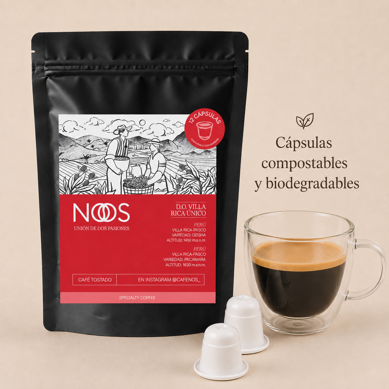 Villa Rica Único - Cápsulas de café